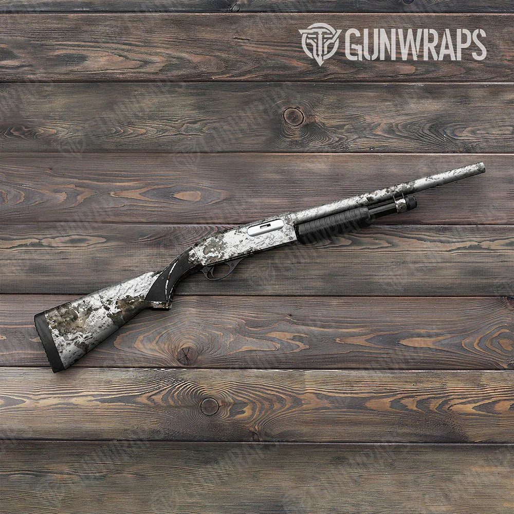 Substrate Snowfall Shotgun Gun Skin Vinyl Wraps