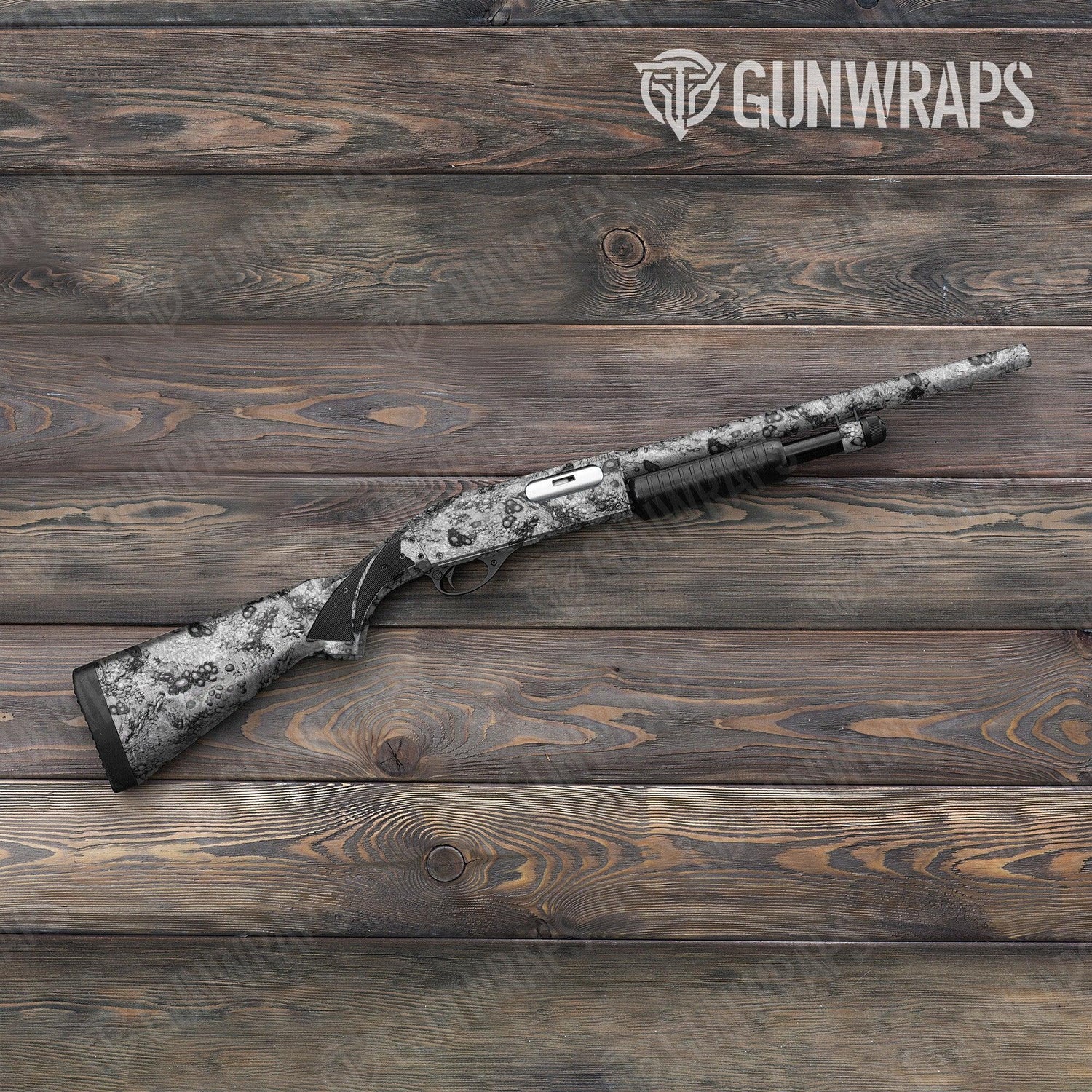 Toadaflage White Shotgun Gun Skin Vinyl Wraps