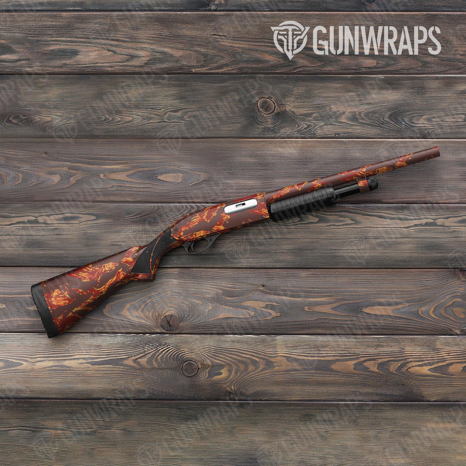 Vietnam Tiger Stripe Autumn Shotgun Gun Skin Vinyl Wraps