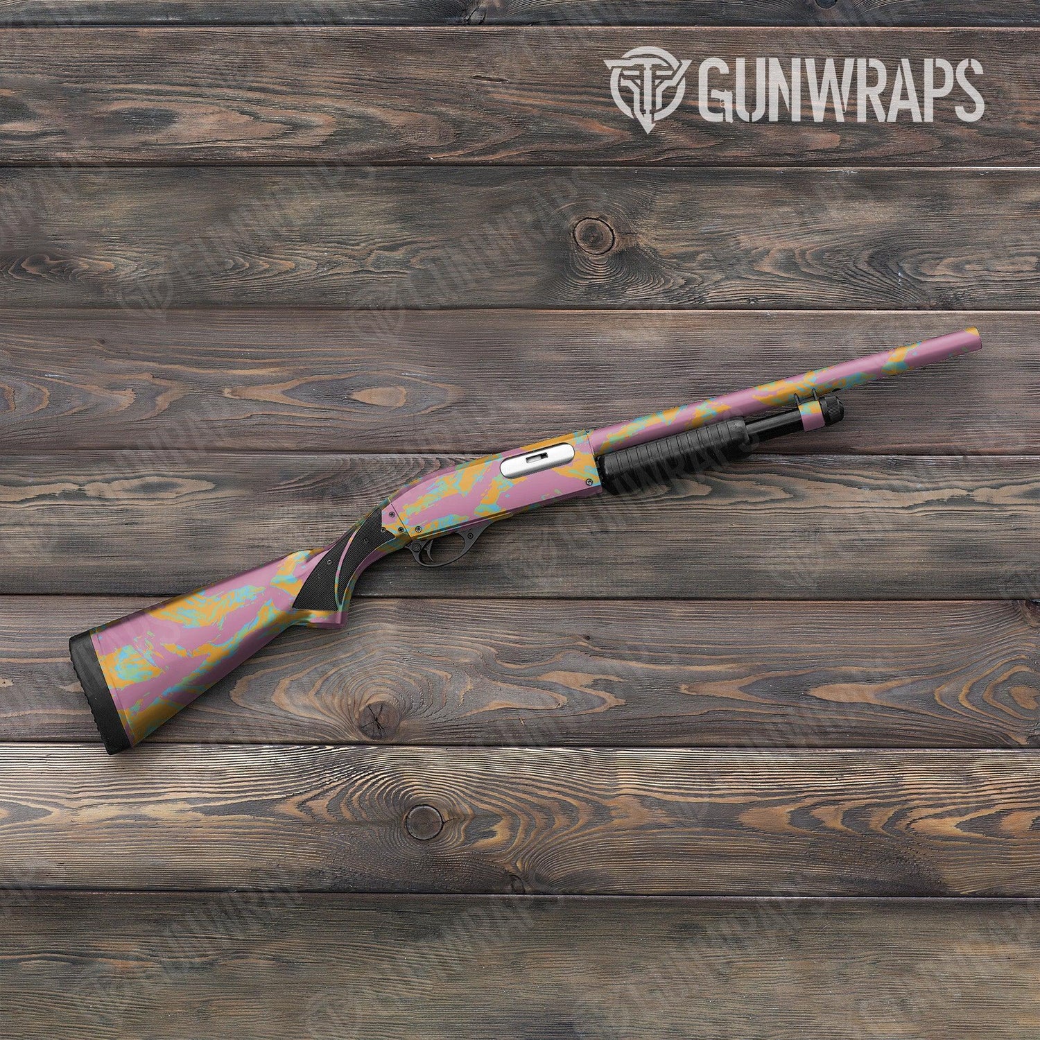 Vietnam Tiger Stripe Sherbert Shotgun Gun Skin Vinyl Wraps