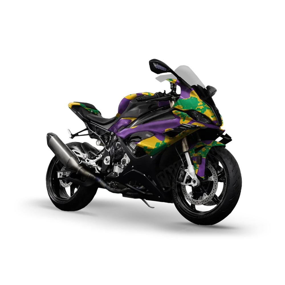Compound Mardi Gras Sports Bike Wraps