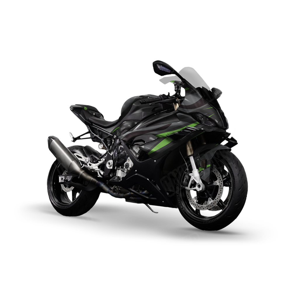 Fun Stripe Metro Green Sports Bike Wraps