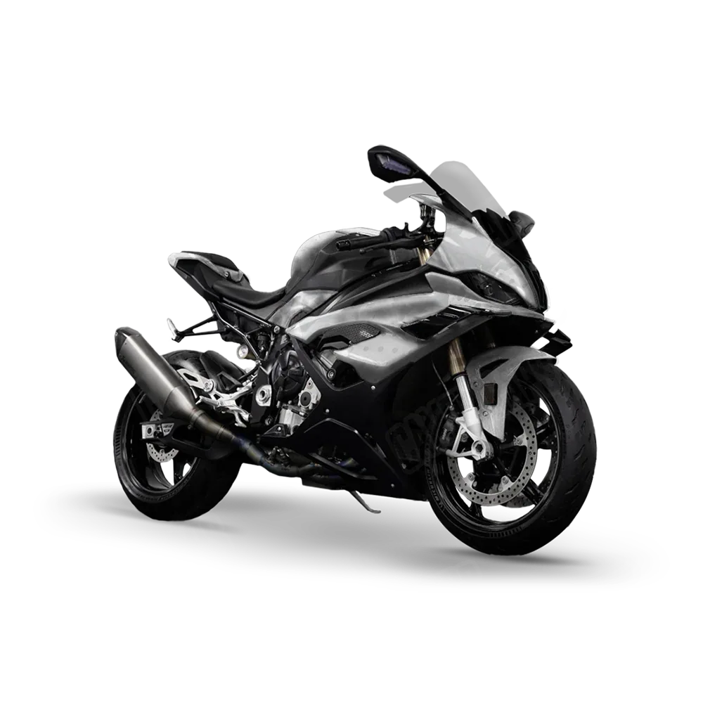 Halftone Splatter Elite White Sports Bike Wraps