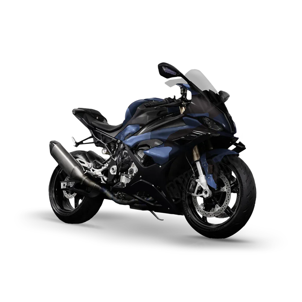 Cumulus Blue Midnight Sports Bike Wraps