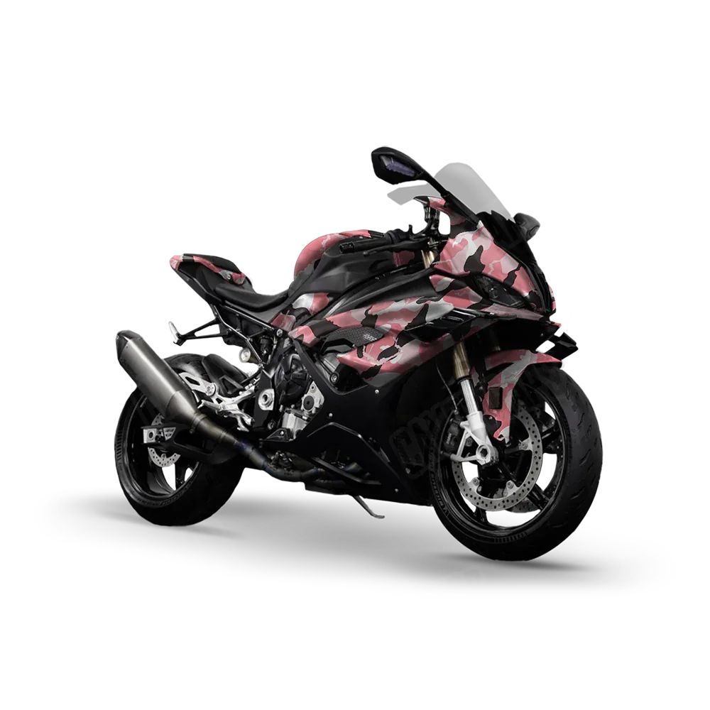 Ragged Pink Sports Bike Wraps