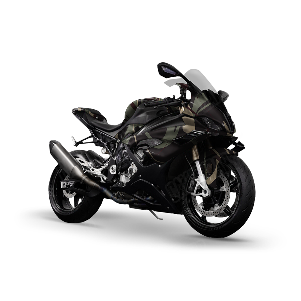 Liquid Smoke Militant Blood Sports Bike Wraps