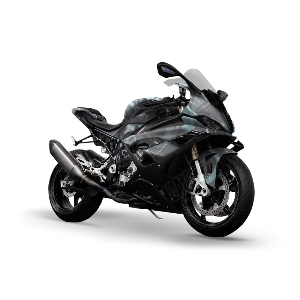 Liquid Smoke Overcast Sports Bike Wraps