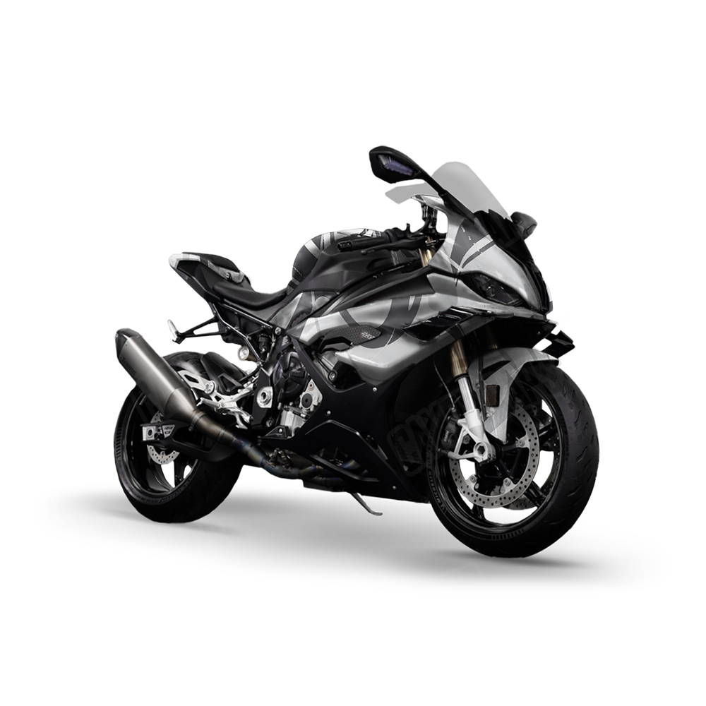 Liquid Smoke Snow Sports Bike Wraps