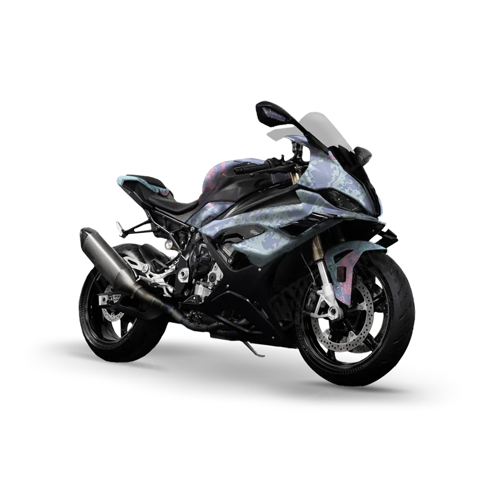 Pasted Cotton Candy Sports Bike Wraps
