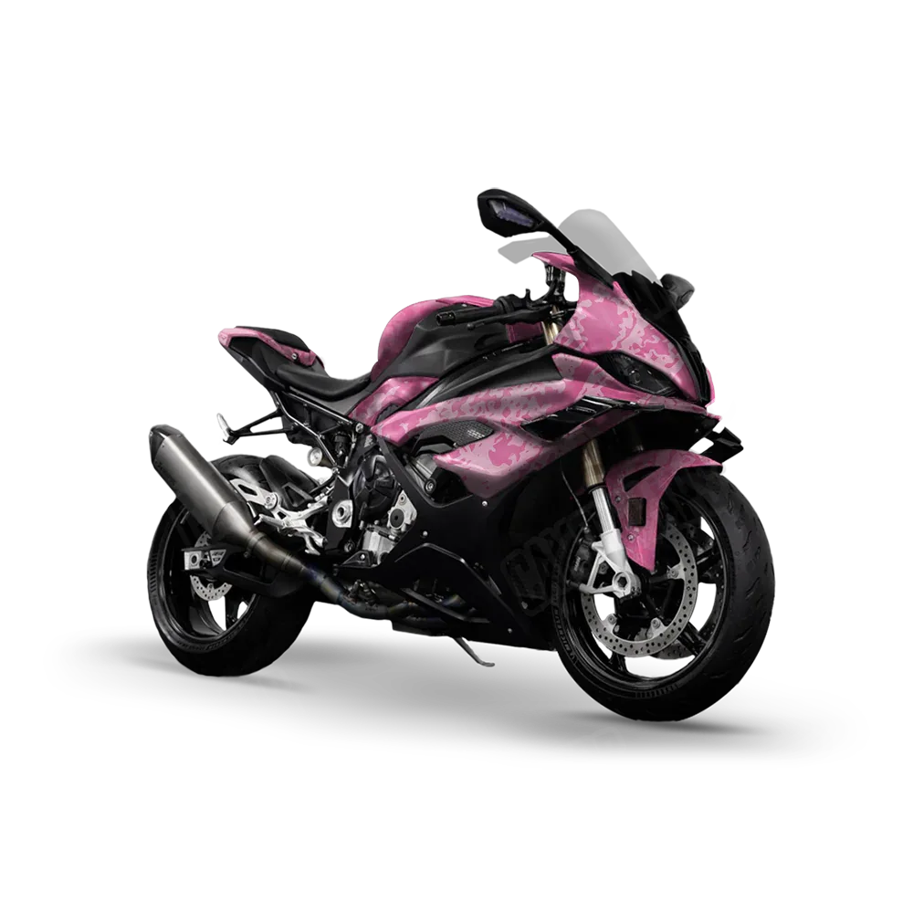 Pasted Elite Pink Sports Bike Wraps