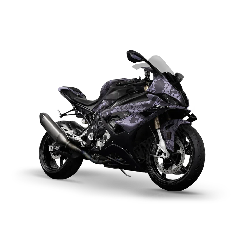 Pasted Lilac Sports Bike Wraps