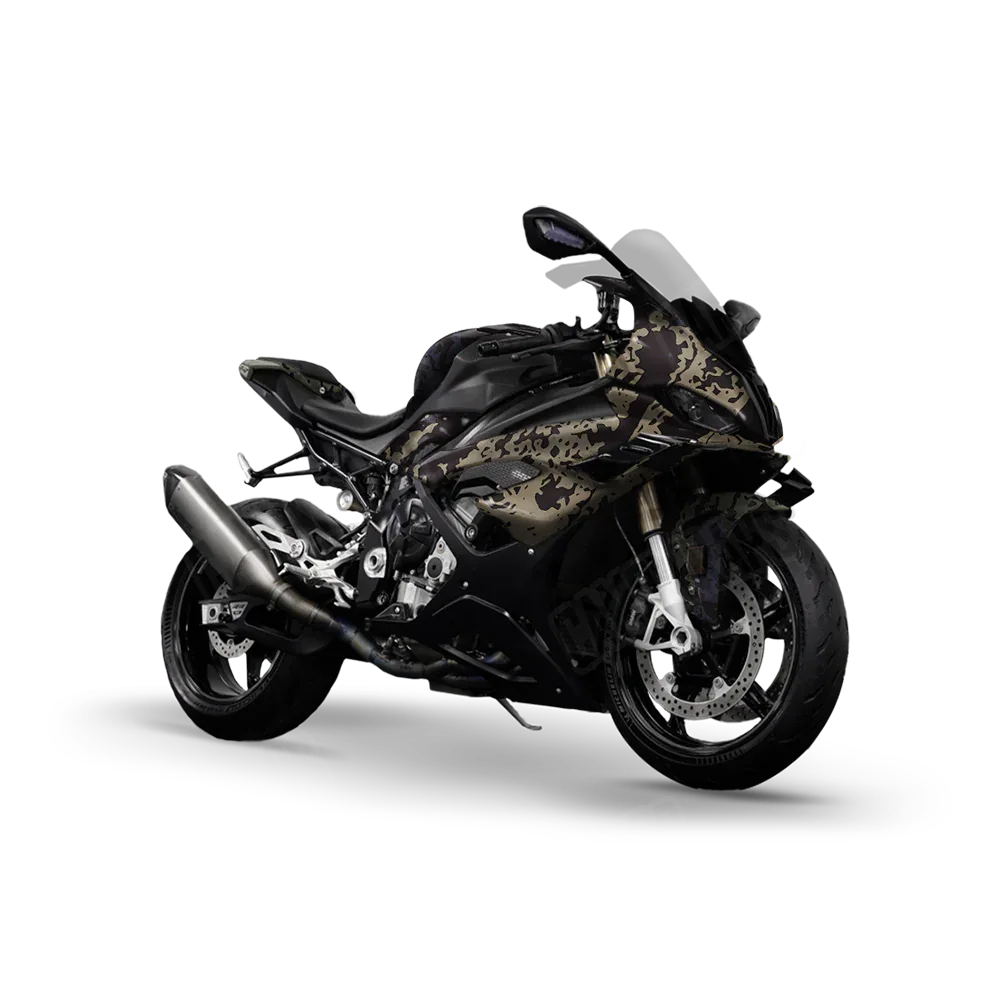 Pasted Militant Blue Sports Bike Wraps