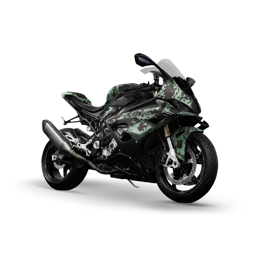 Pasted Mint Chocolate Chip Sports Bike Wraps