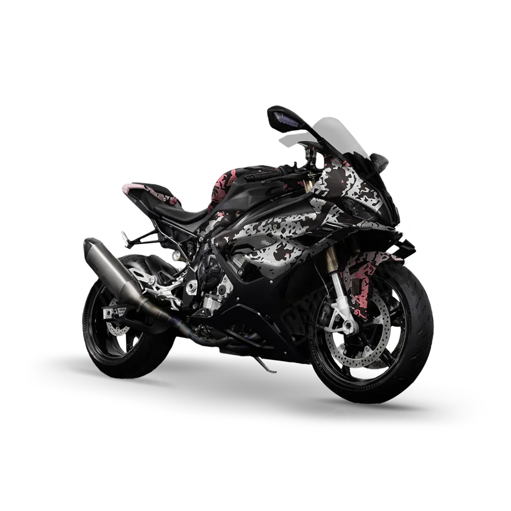 Pasted Pink Sports Bike Wraps