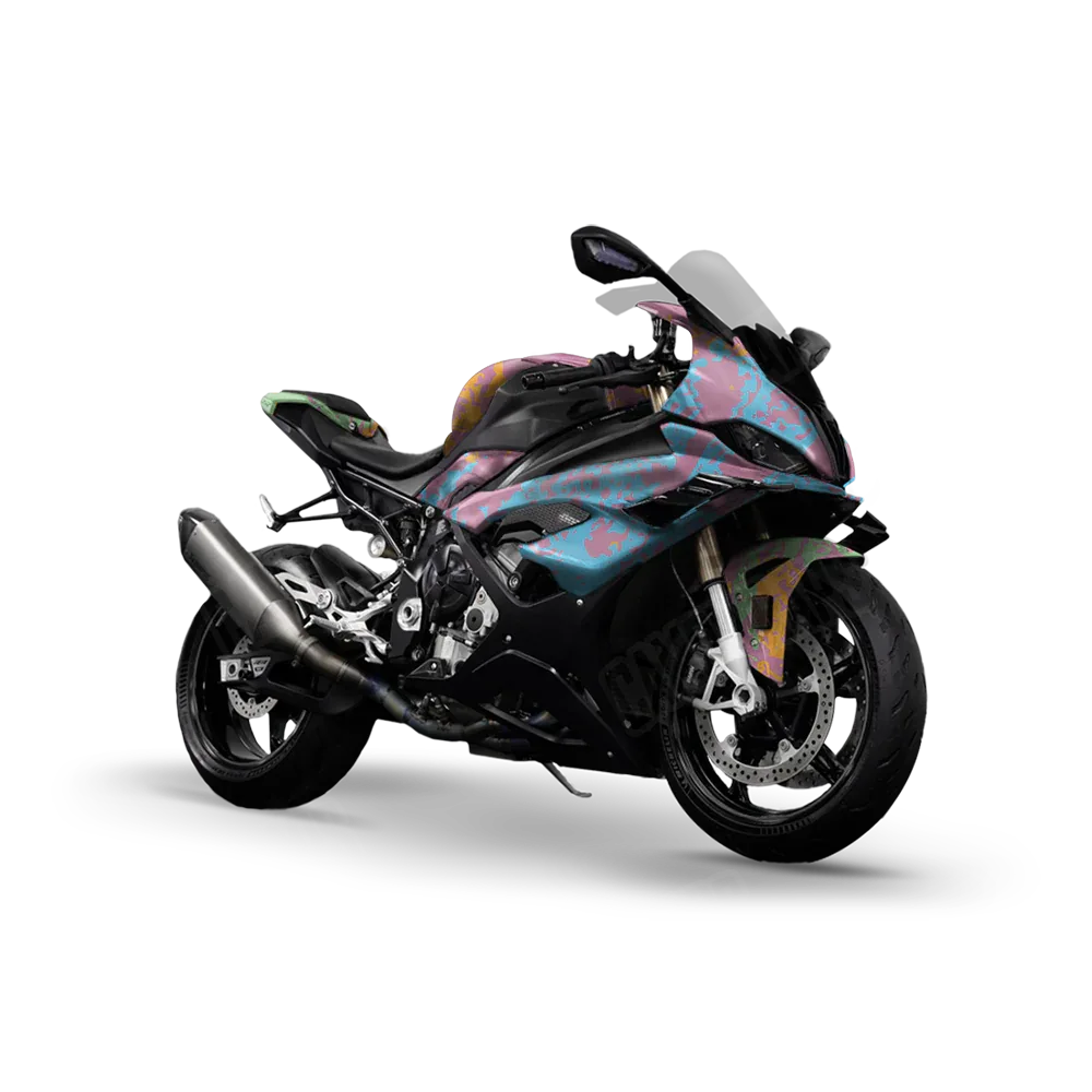 Pasted Sherbert Sports Bike Wraps
