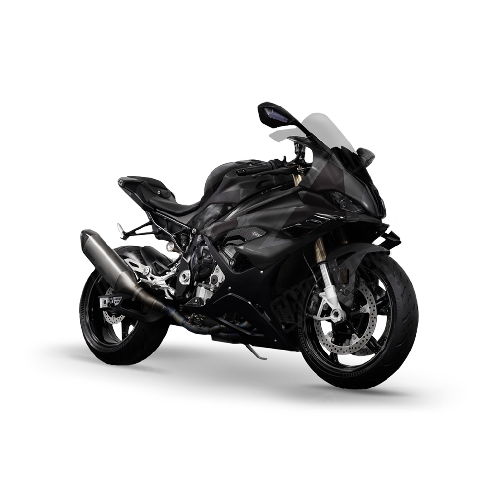 Sharp Elite Black Sports Bike Wraps