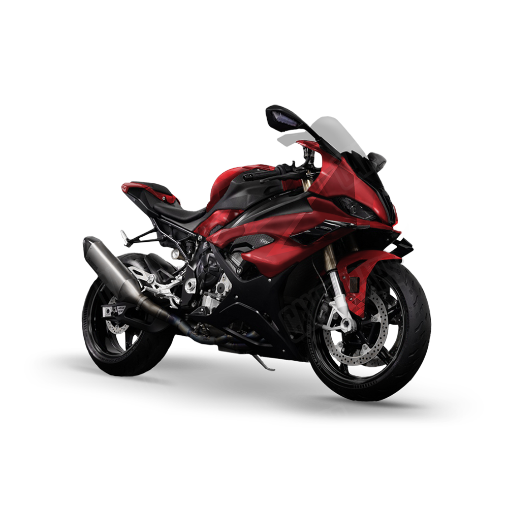 Sharp Elite Red Sports Bike Wraps