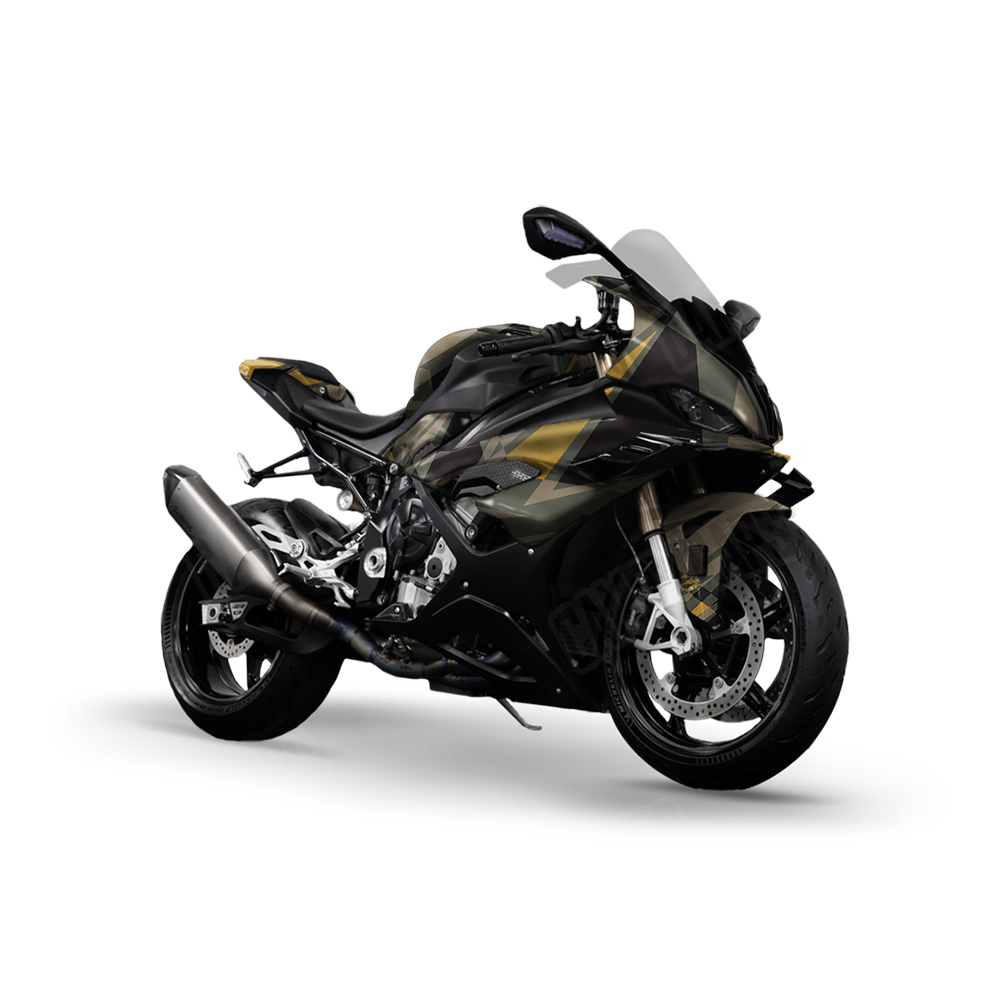 Sharp Militant Yellow Sports Bike Wraps