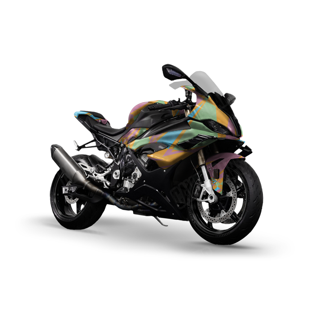 Sharp Sherbert Sports Bike Wraps