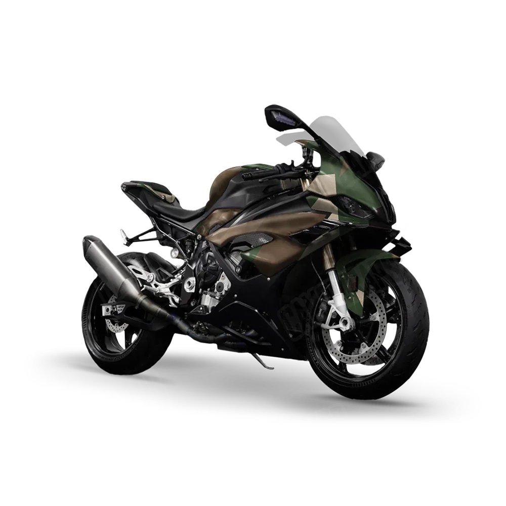 Shattered Woodland Sports Bike Wraps