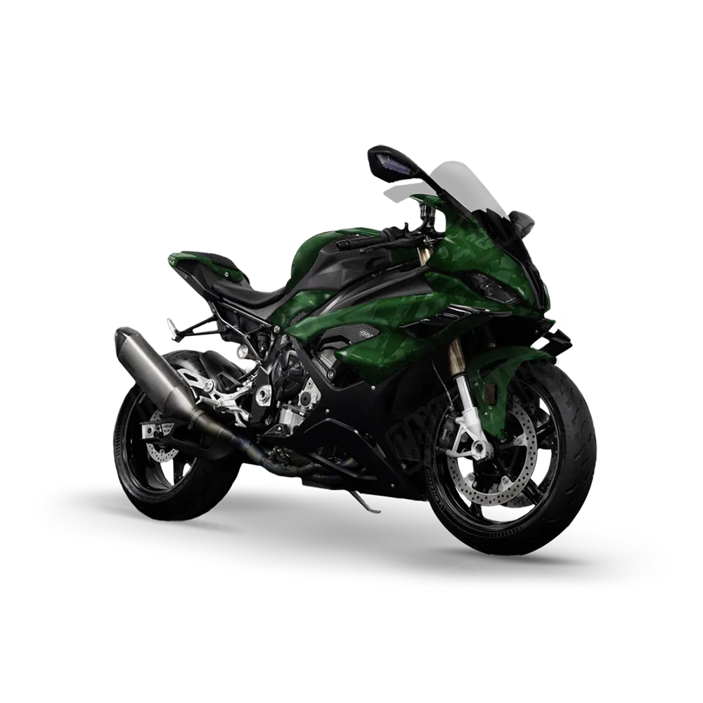 Tire Splatter Elite Green Sports Bike Wraps
