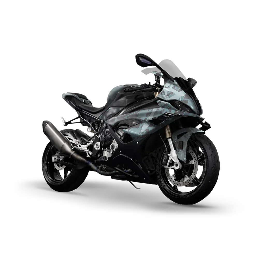 Tire Splatter Overcast Sports Bike Wraps