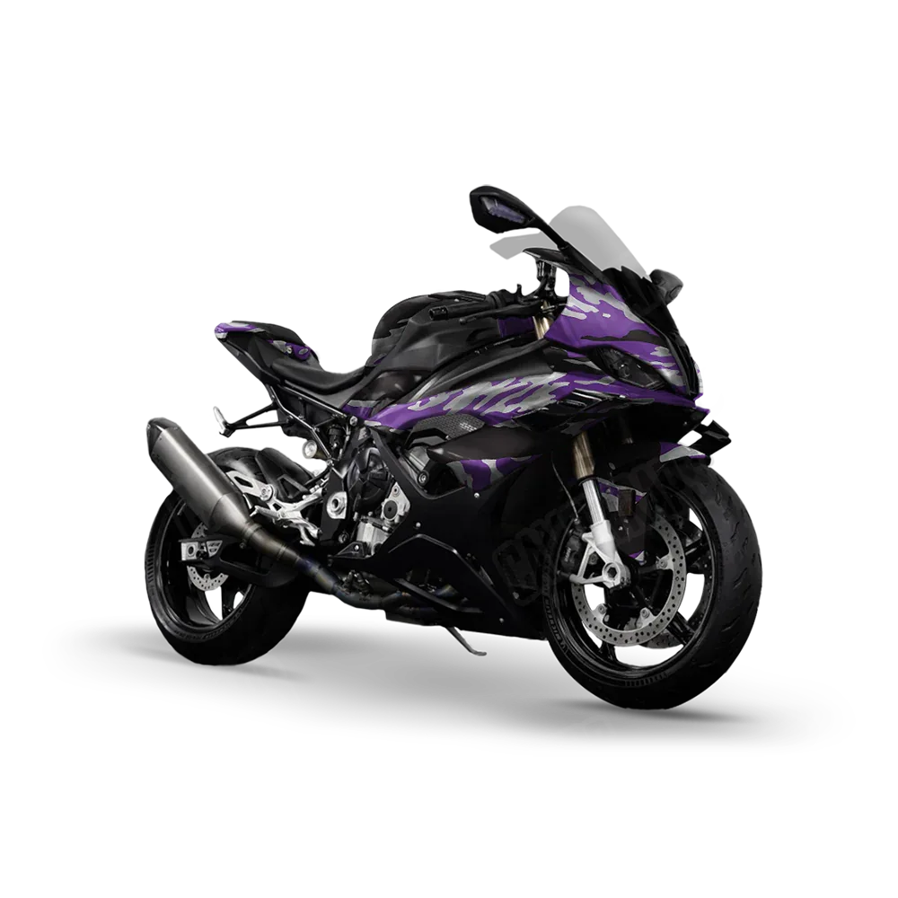 Vietnam Tiger Stripe Purple Tiger Sports Bike Wraps