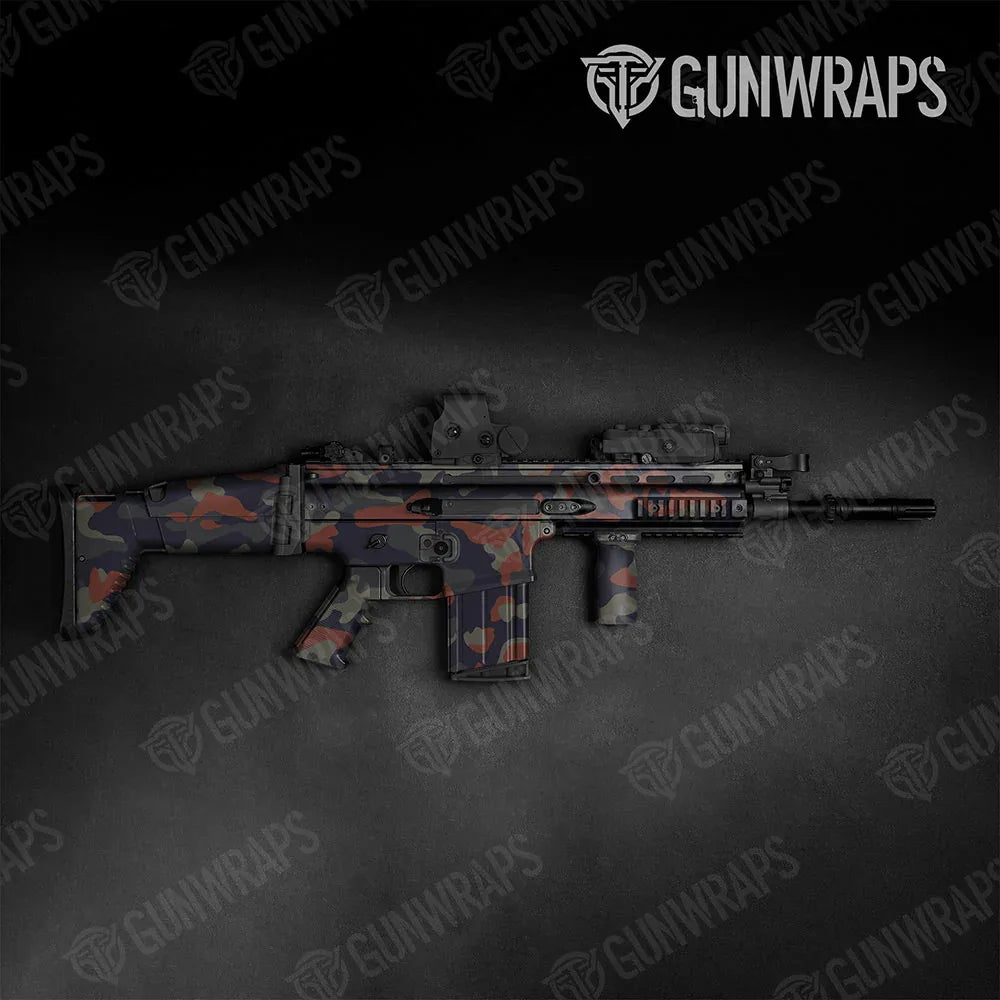 Classic Blue Copper Tactical Gun Skin Vinyl Wraps