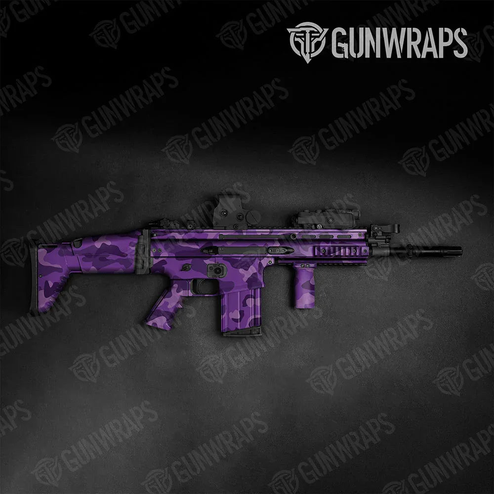 Classic Elite Purple Tactical Gun Skin Vinyl Wraps