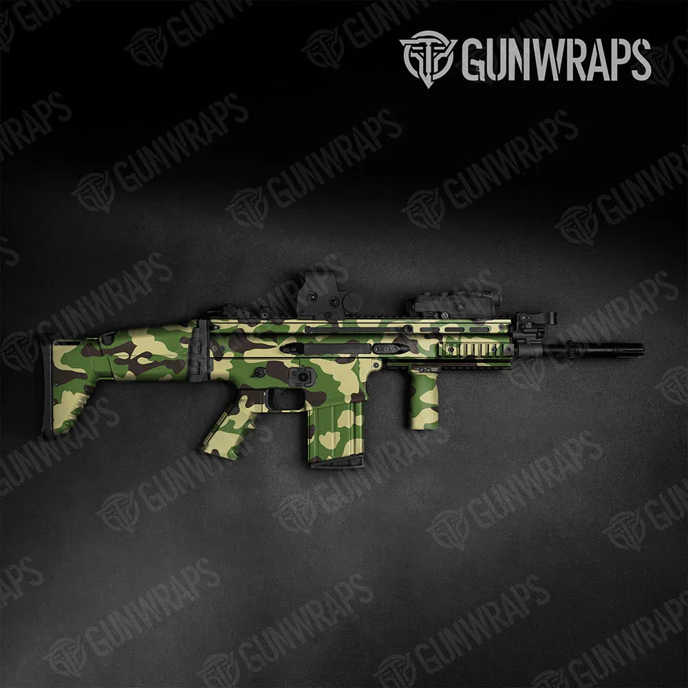 Classic Jungle Tactical Gun Skin Vinyl Wraps