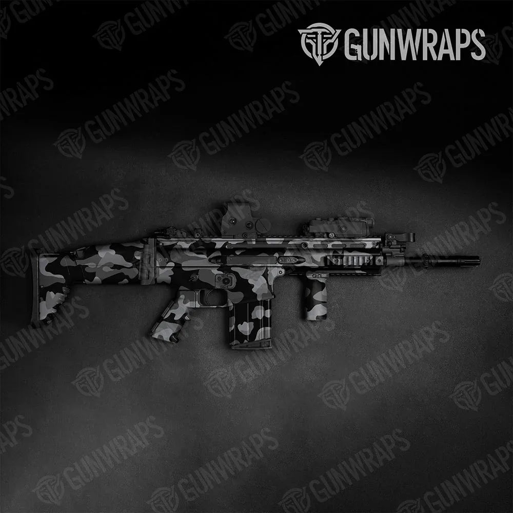 Classic Midnight Tactical Gun Skin Vinyl Wraps