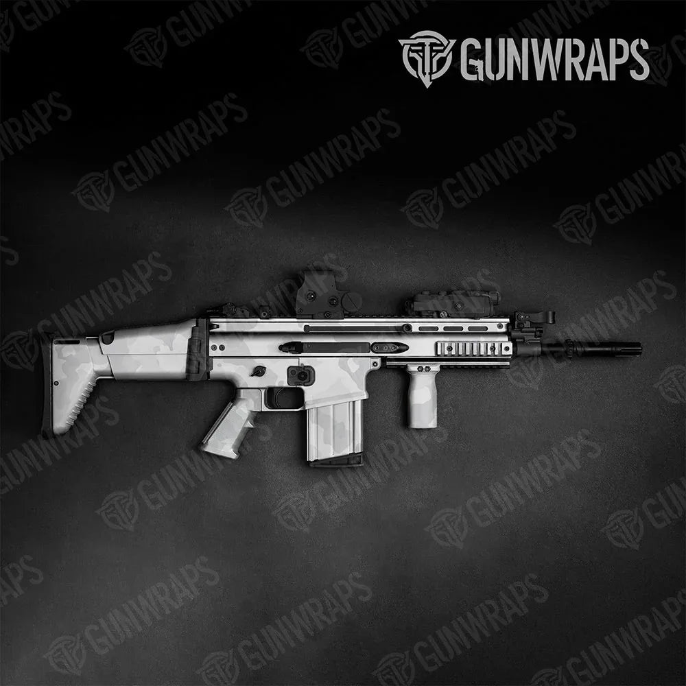 Cumulus Elite White Tactical Gun Skin Vinyl Wraps
