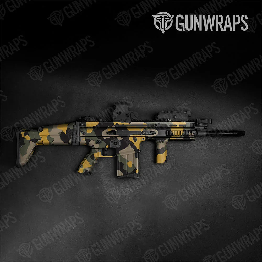 Cumulus Militant Yellow Tactical Gun Skin Vinyl Wraps