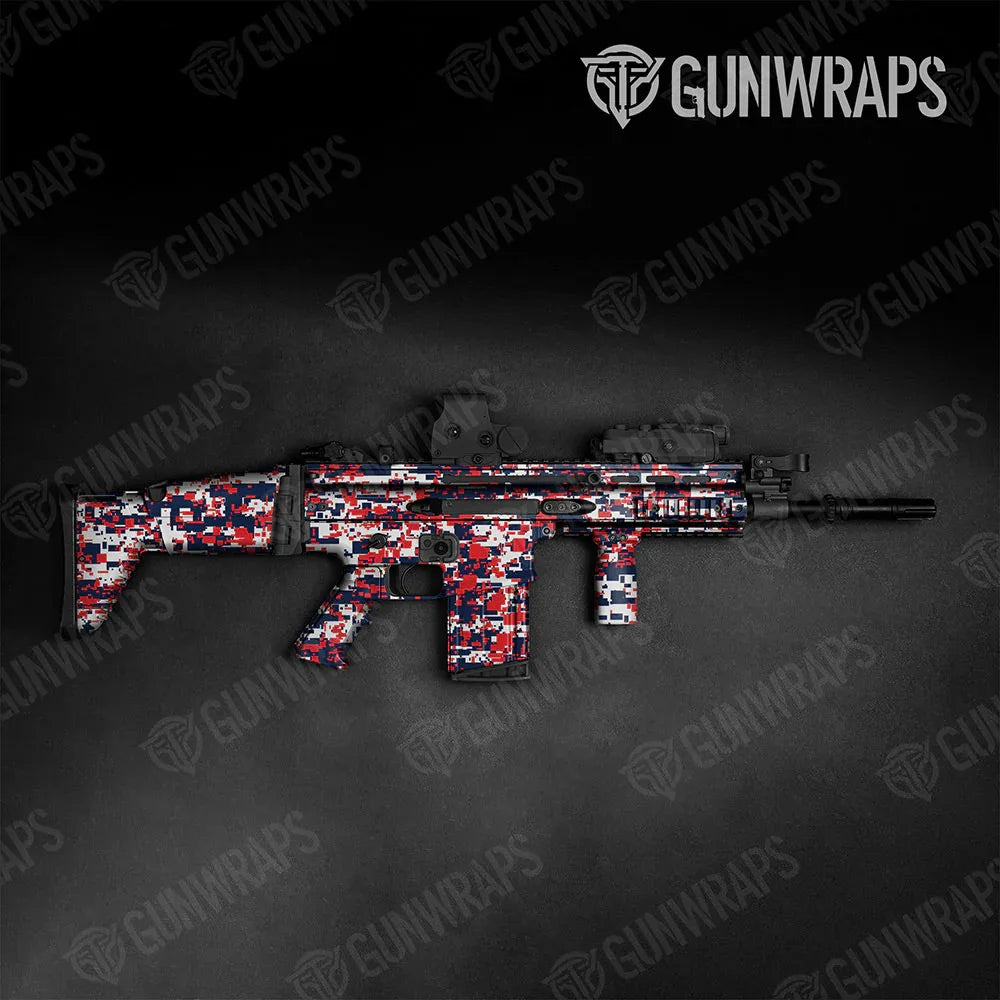 Digital America Tactical Gun Skin Vinyl Wraps