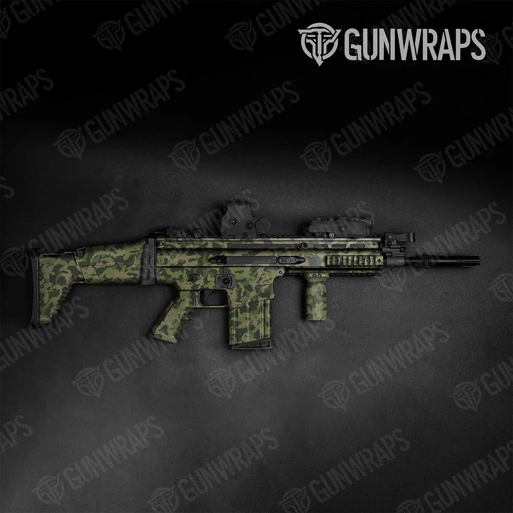 Erratic Army Green Tactical Gun Skin Vinyl Wraps