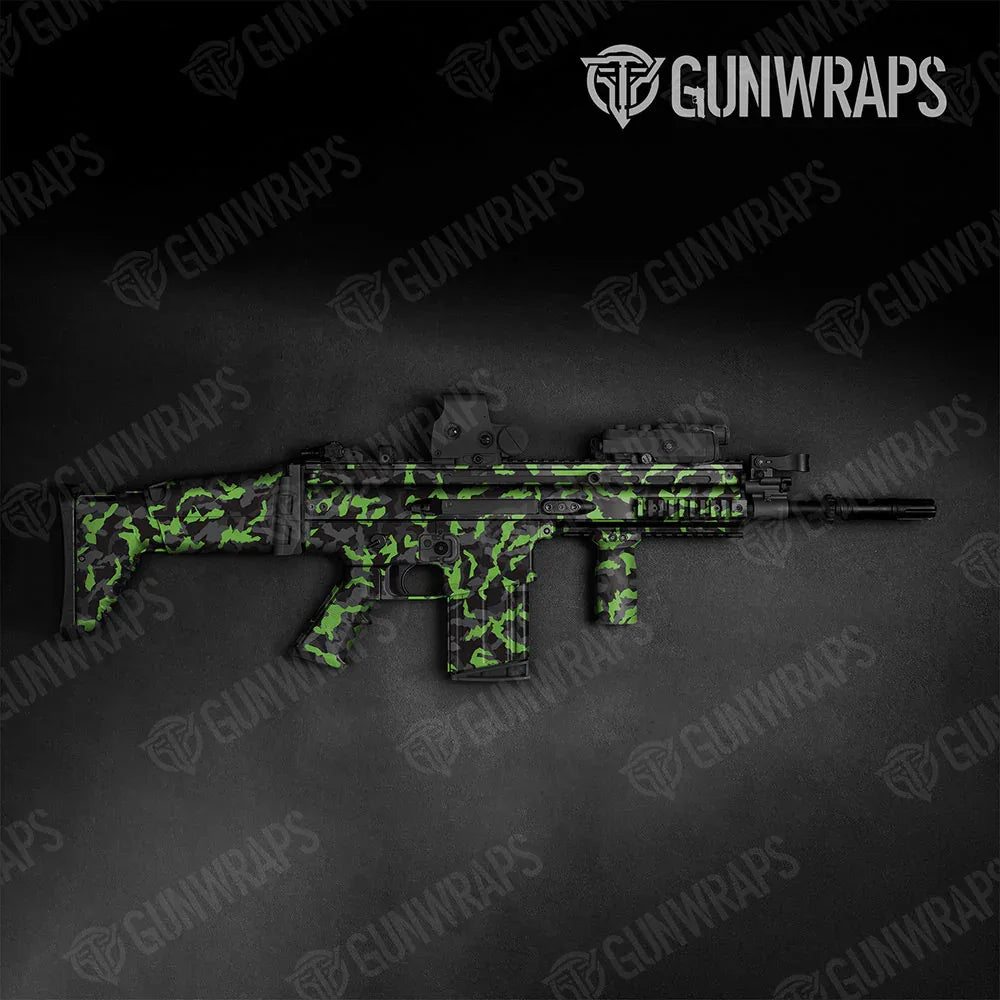 Erratic Metro Green Tactical Gun Skin Vinyl Wraps