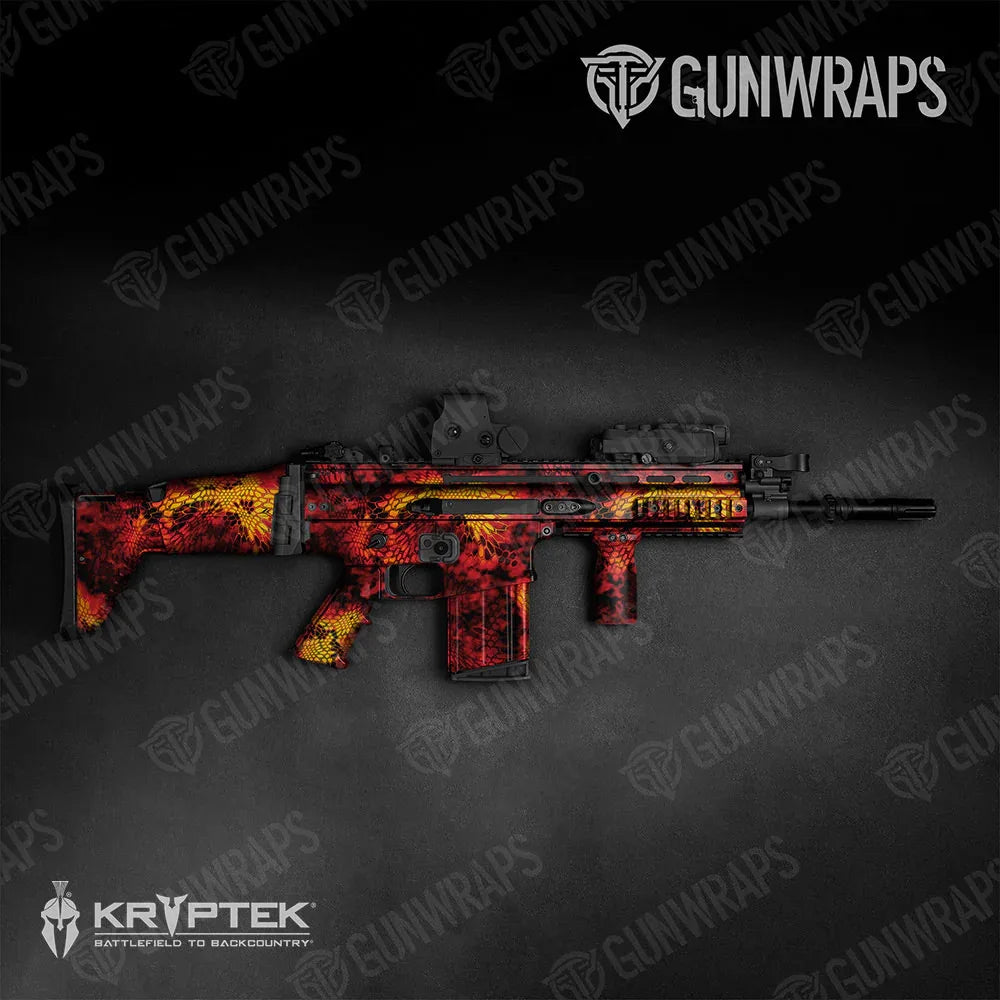 Kryptek Lava Tactical Gun Skin Vinyl Wraps