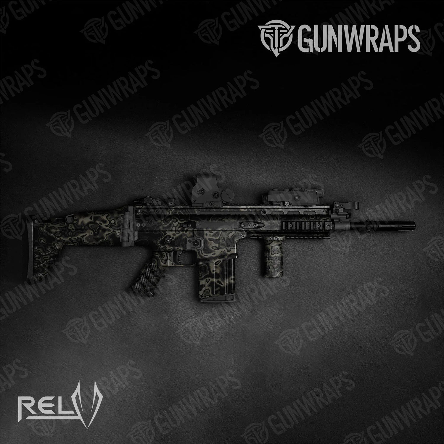 RELV Marauder Tactical Gun Skin Vinyl Wraps