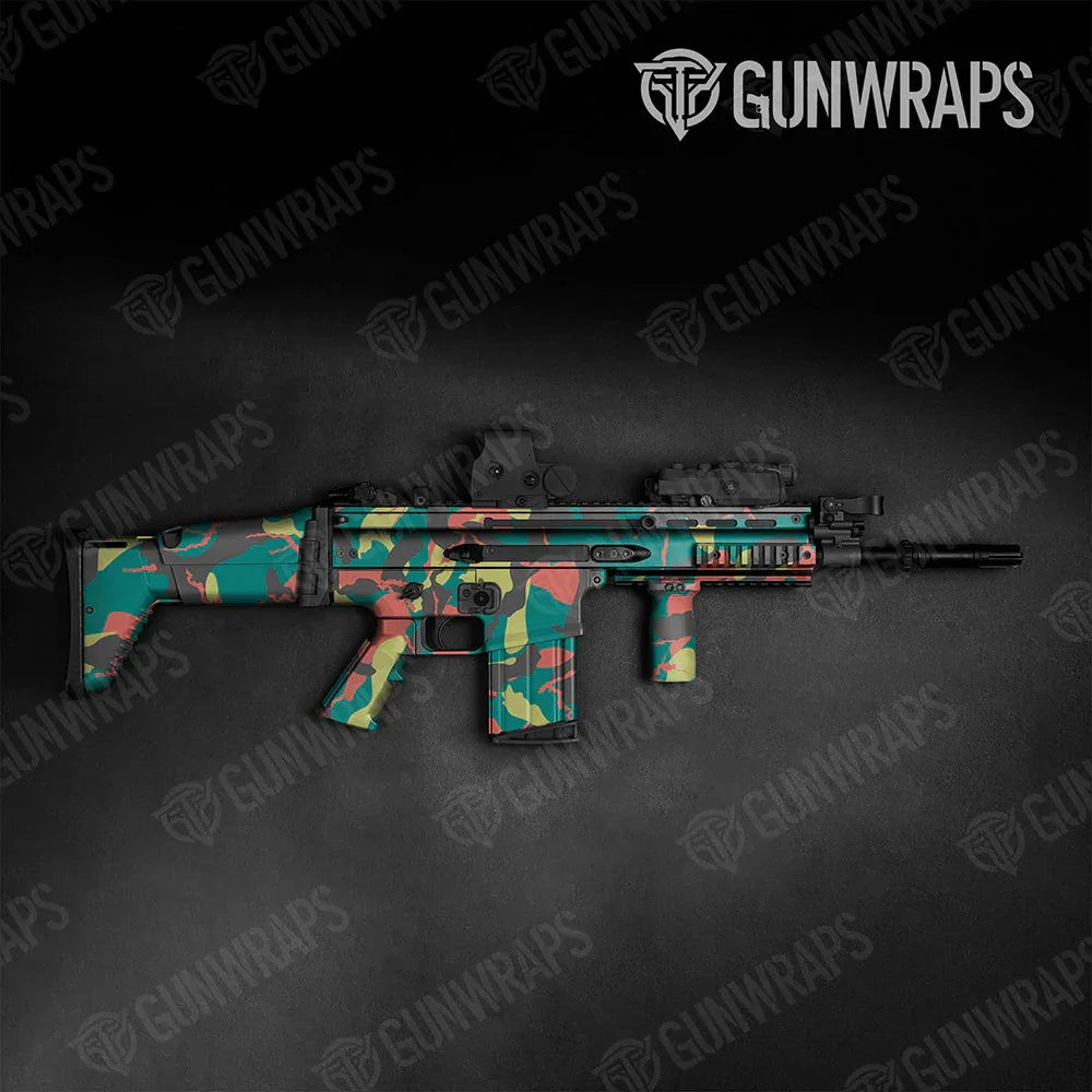 Ragged Fiesta Tactical Gun Skin Vinyl Wraps