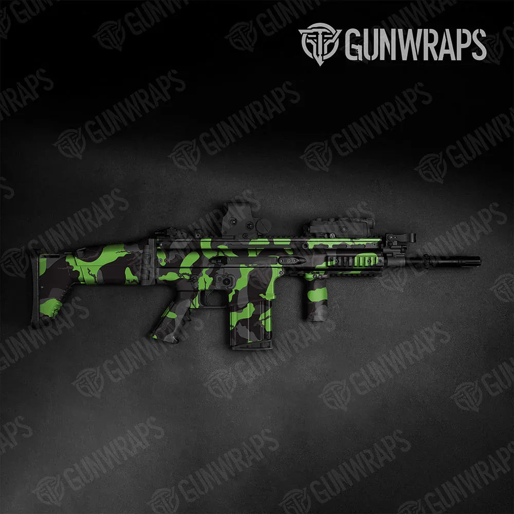 Ragged Metro Green Tactical Gun Skin Vinyl Wraps