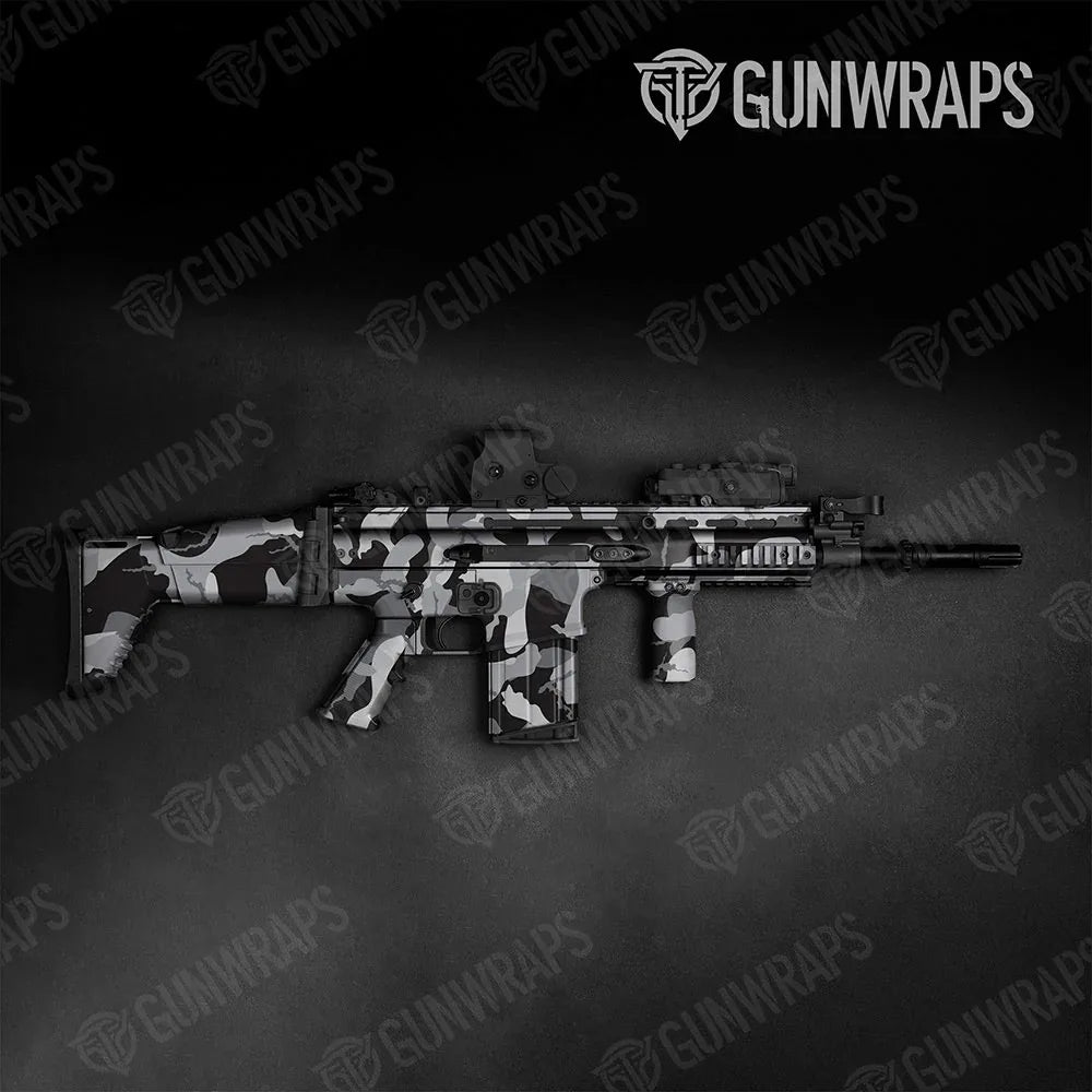 Ragged Urban Night Tactical Gun Skin Vinyl Wraps