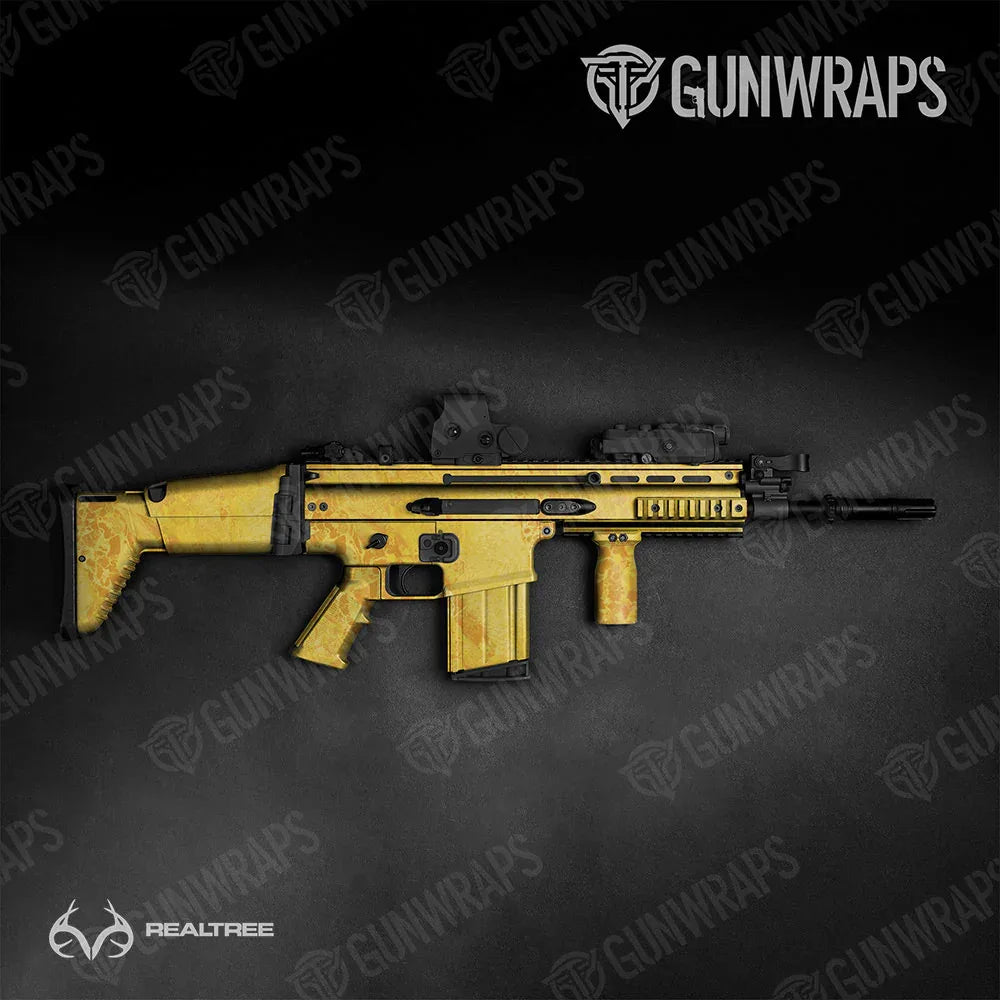 Realtree WAV3 Sunflower Tactical Gun Skin Vinyl Wraps