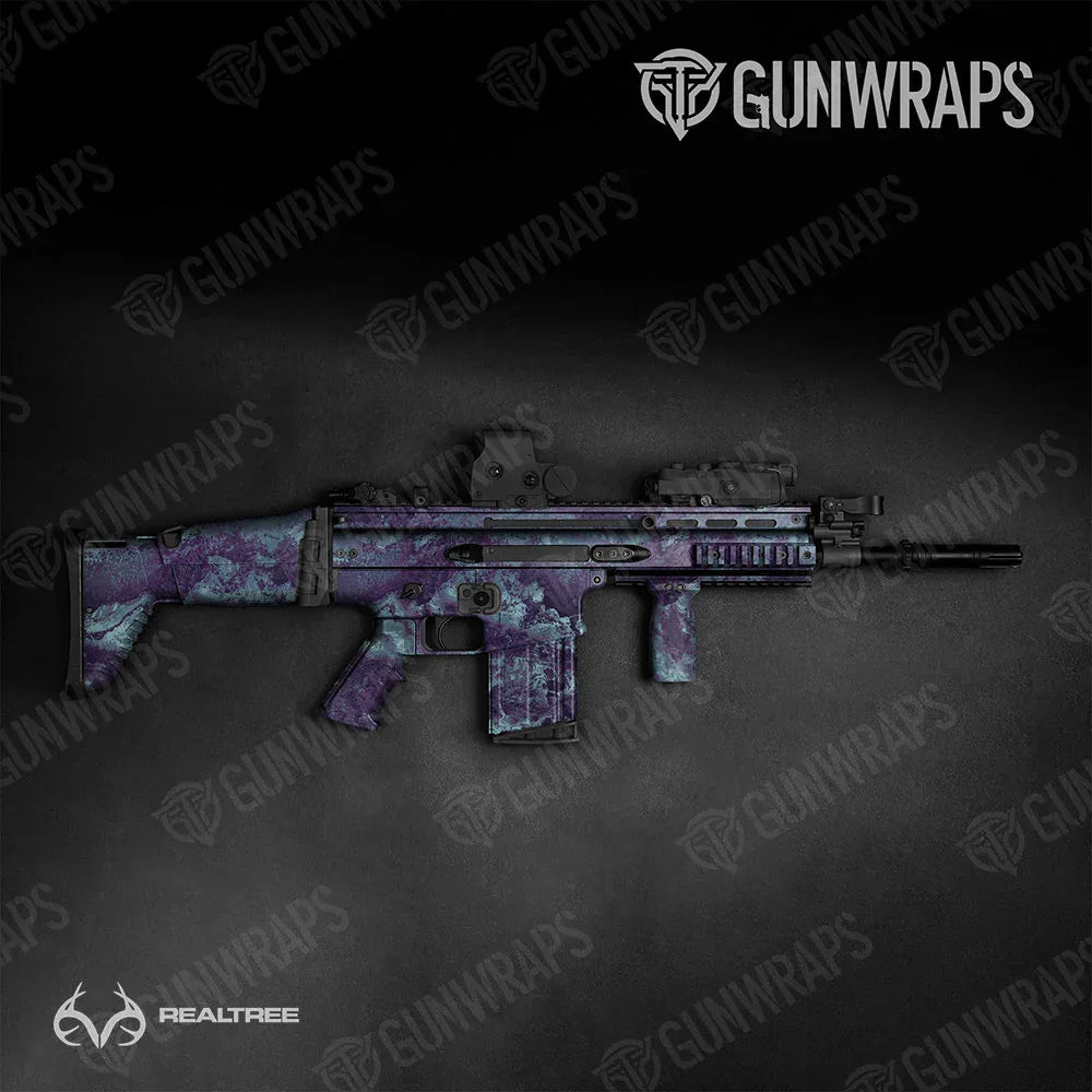 Realtree XTREME Frozen Grape Tactical Gun Skin Vinyl Wraps