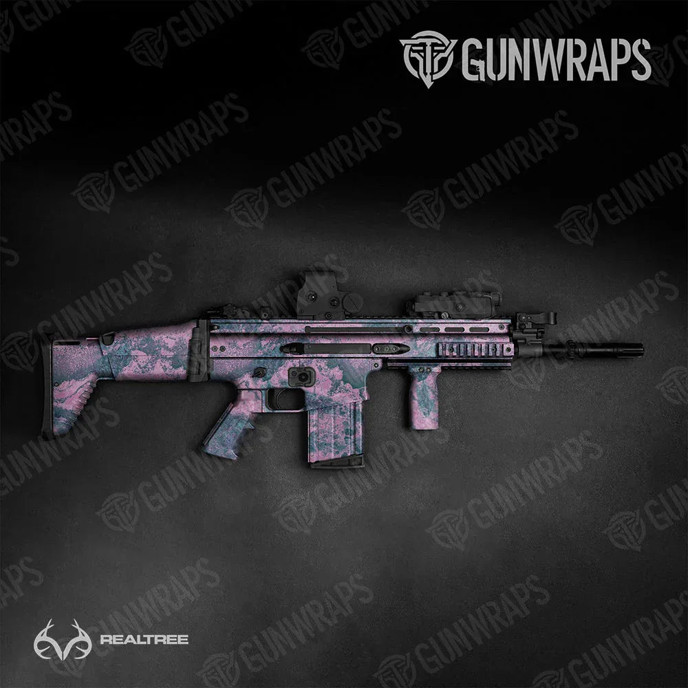 Realtree XTREME Lavender Haze Tactical Gun Skin Vinyl Wraps