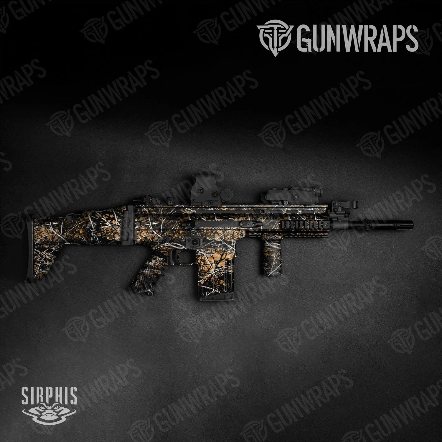 Sirphis Outshine Tactical Gun Skin Vinyl Wraps