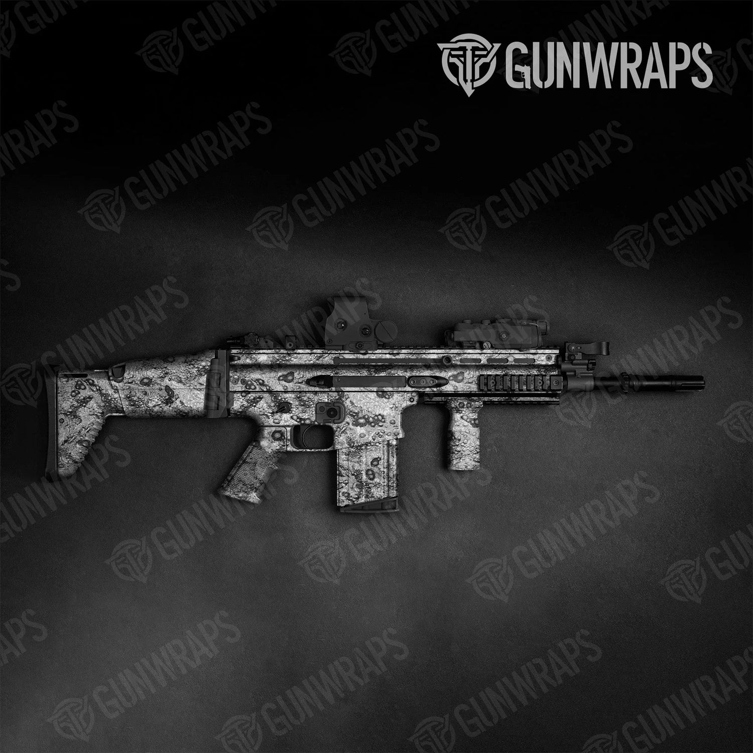 Toadaflage White Tactical Gun Skin Vinyl Wraps
