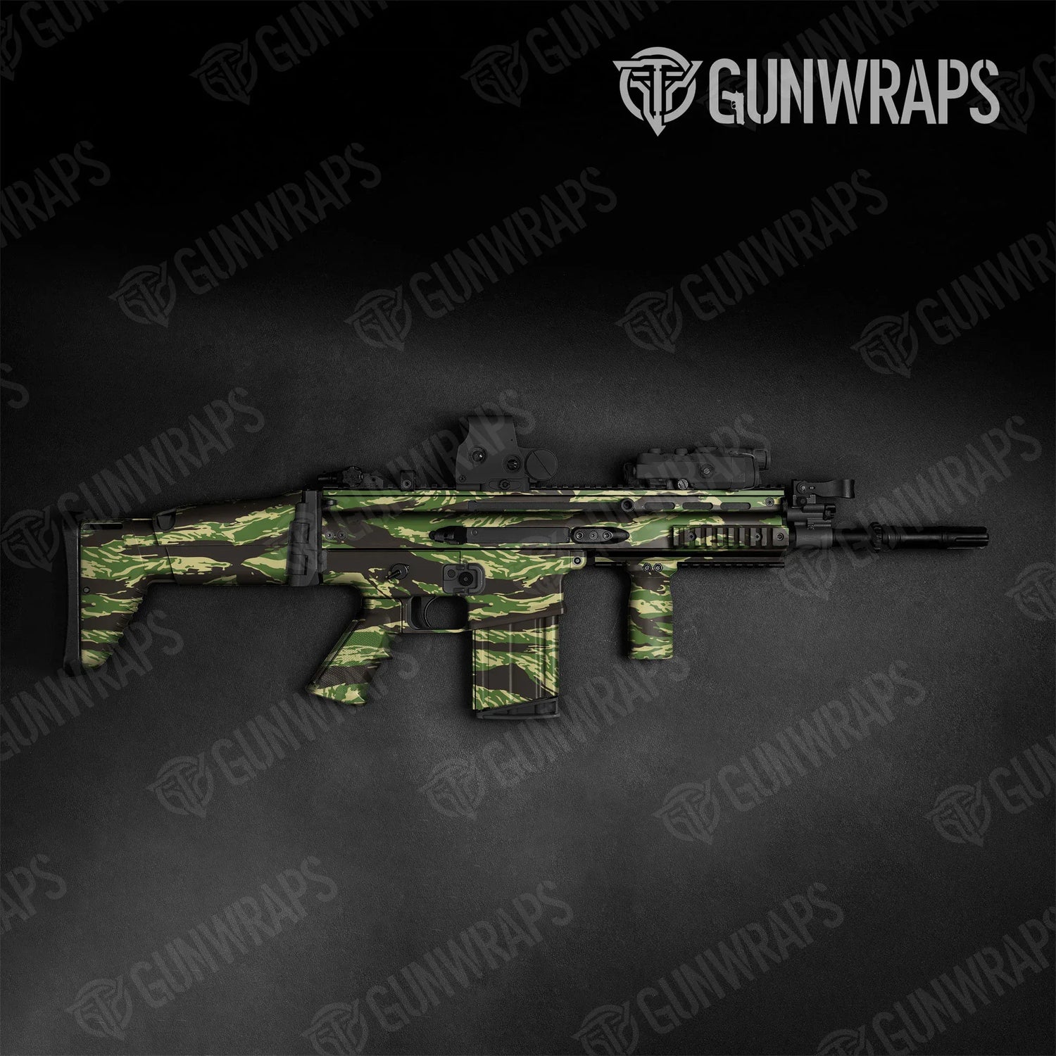 Vietnam Tiger Stripe Jungle Tactical Gun Skin Vinyl Wraps