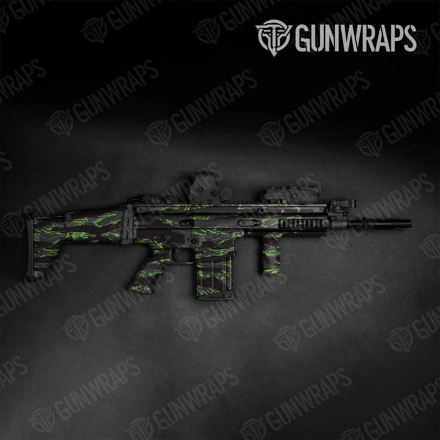 Vietnam Tiger Stripe Metro Green Tactical Gun Skin Vinyl Wraps
