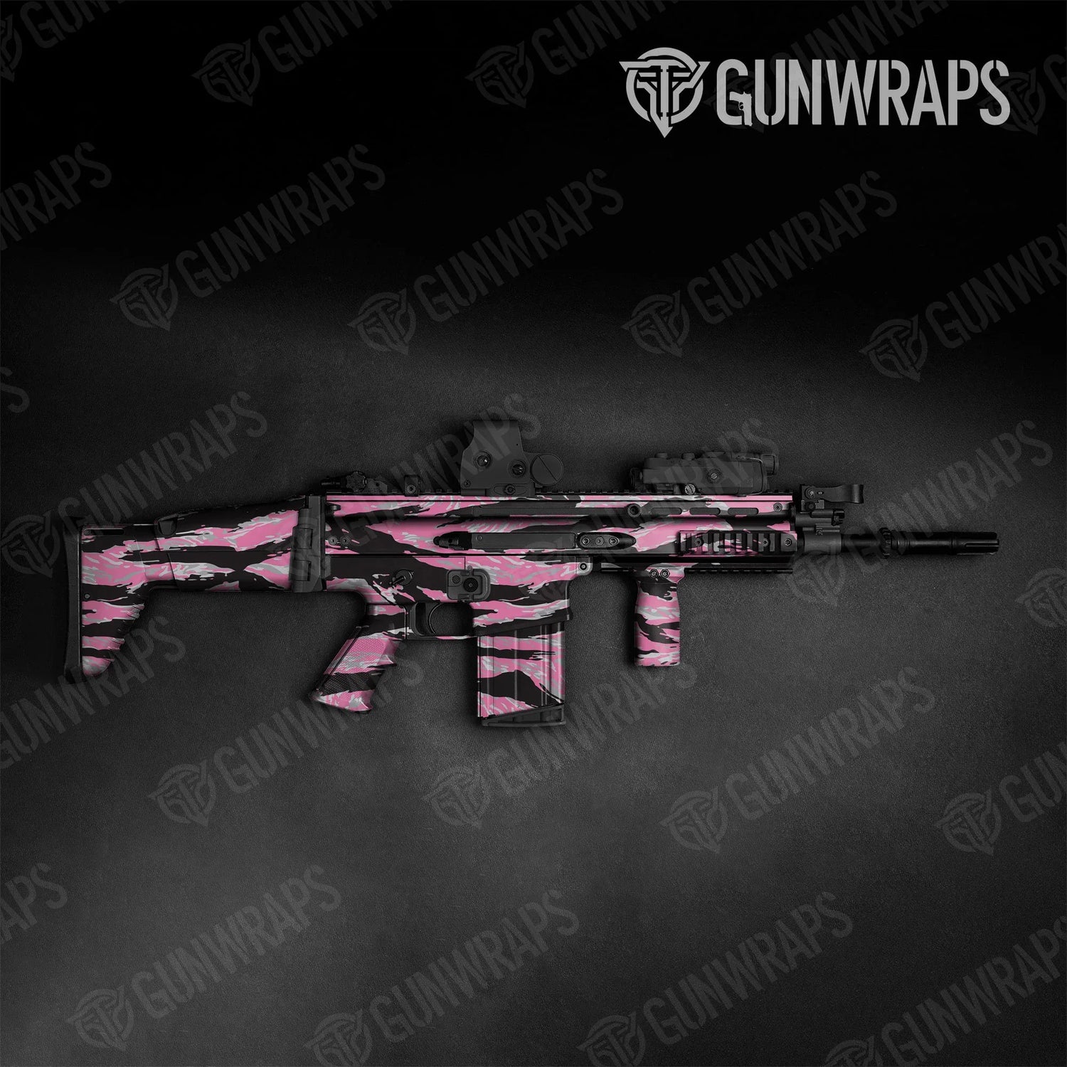 Vietnam Tiger Stripe Pink Tiger Tactical Gun Skin Vinyl Wraps