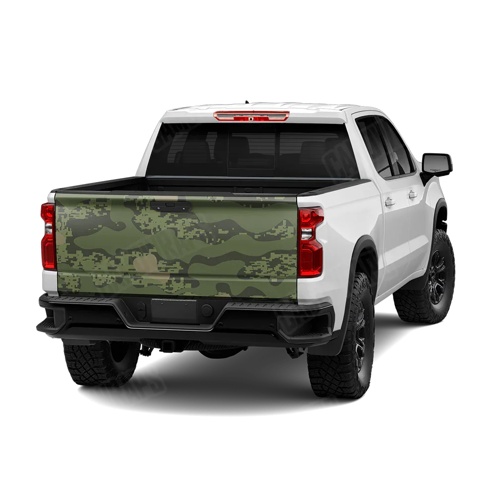 Compound Army Green Tailgate Wraps